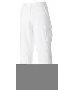 S817 - Festő nadrág - fehér - XL, Szín: fehér, Méret: XL