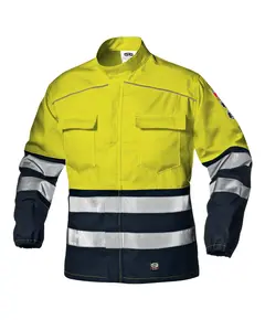 Supertech kabát - sárga/kék - 58, Szín: sárga/kék, Méret: 58