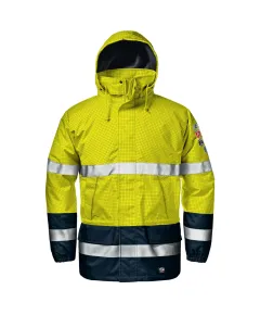 MICROLINES kabát - sárga/kék - 4XL, Szín: sárga/kék, Méret: 4XL