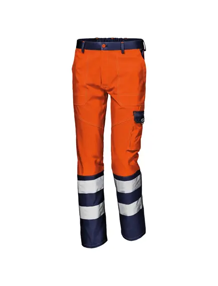 Sir Safety System MISTRAL jól láthatósági nadrág - 60 - narancs/kék, Szín: narancs/kék, Méret: 60