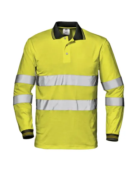 Sir Safety System MAX CONFORT jól láthatósági hosszú ujjú pólóing - L - sárga, Szín: sárga, Méret: L