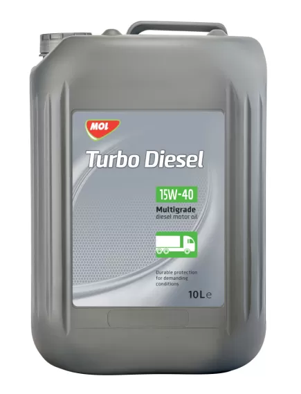 MOL Turbo Diesel 15W-40 10L tehergépkocsi motorolaj