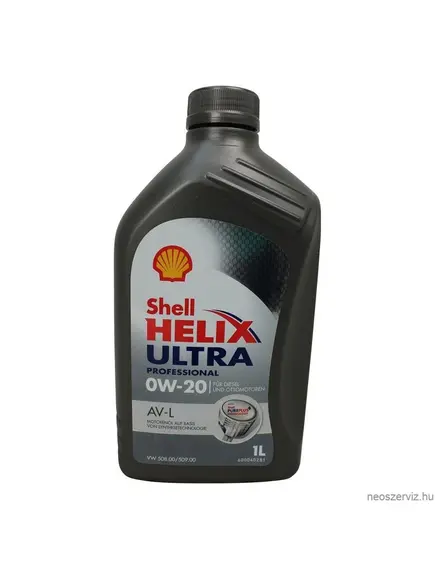 Shell Helix Ultra Prof AVL 0W20 személygépjármű motorolaj - 1L