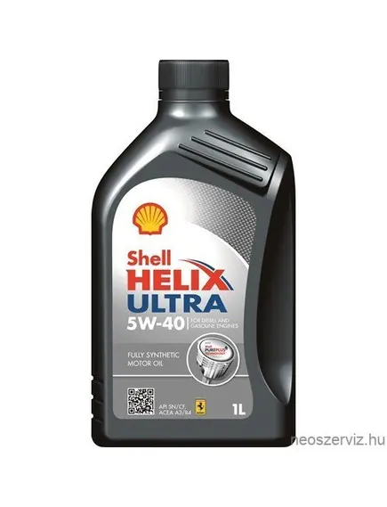 Shell Helix Ultra 5W40 személygépjármű motorolaj 1L