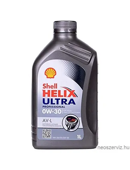 Shell Helix Ultra Prof AVL 0W30 személygépjármű motorolaj - 1L