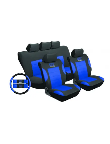 Univerzális üléshuzat UL-TY1651BKB kék -fekete