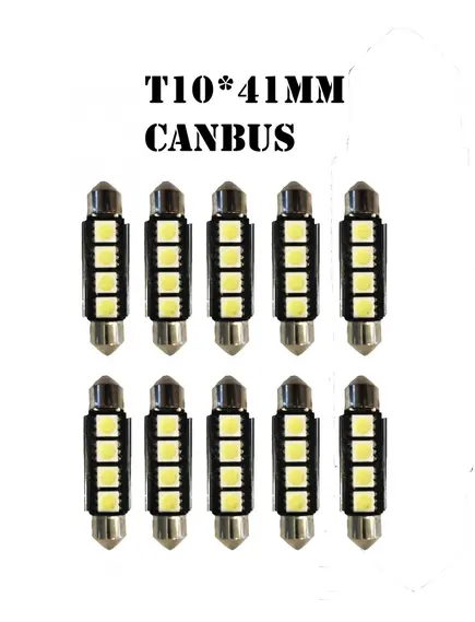 10db/csomag CANBUS 3SMD LED LA513C-41CS Szofita hűtőbordas 
