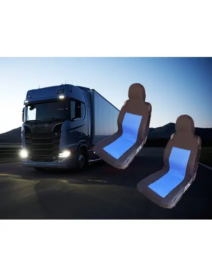 Kamion üléshuzat 2db- Kék/Fekete