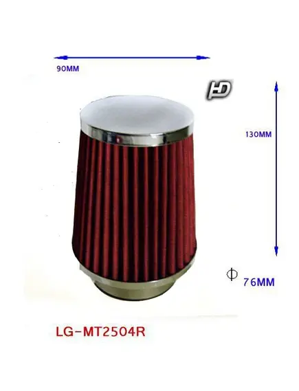 LG-MT2504R Direkt szűrő / Sport levegőszűrő piros