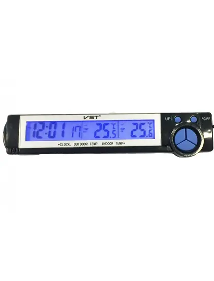 Digitális Hőmérő Kűlső-Belső Dátum idő AE-CD7043 