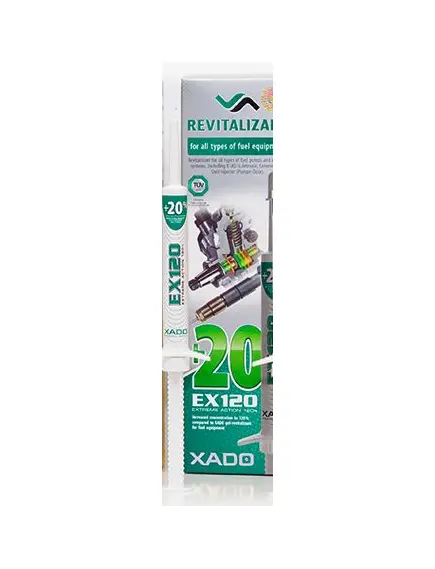 Xado EX120 revitalizáló gél üzemanyag-adagoló rendszerekhez 8ml (fecskendős)