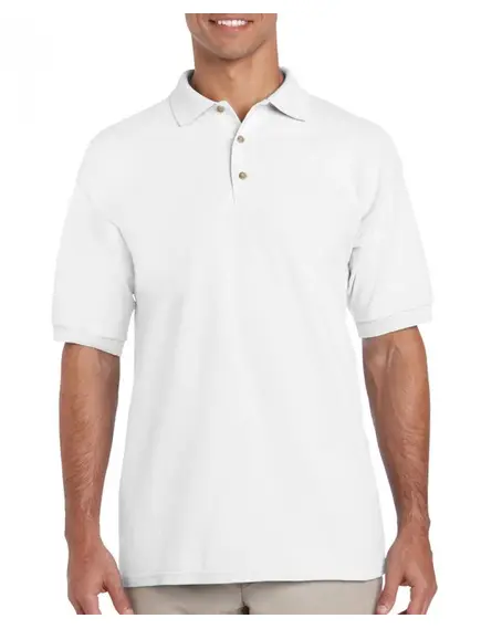 Gildan Ultra Cotton Pique póló - fehér - XL, Szín: fehér, Méret: XL