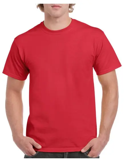 Gildan Heavy Cotton póló - piros - 5XL, Szín: piros, Méret: 5XL