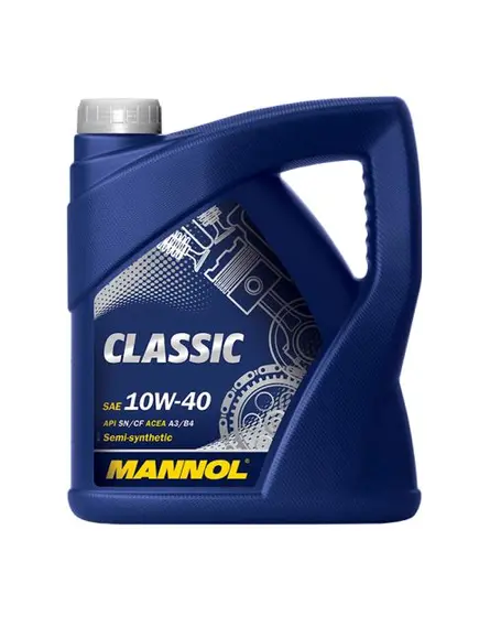 MANNOL CLASSIC 10W40 4L SN/CF, A3/B4, RN0700, 505.00, 229.1