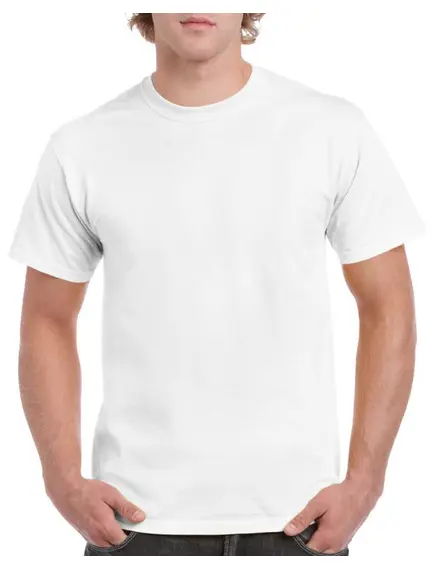 Gildan Heavy Cotton póló - fehér - L, Szín: fehér, Méret: L