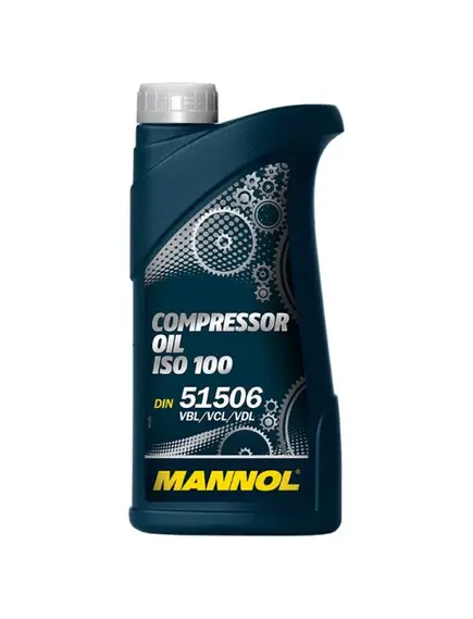 MANNOL COMPRESSOR OIL 1L ISO 100 DIN51506 VBL/VCL/VDL