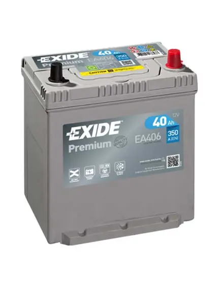 EXIDE PREMIUM EA406 12V 40Ah 350A akkumulátor J+ Japán