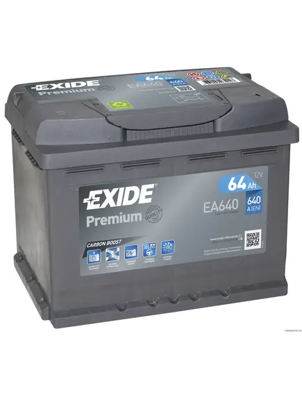 EXIDE PREMIUM EA640 12V 64Ah 640A akkumulátor J+