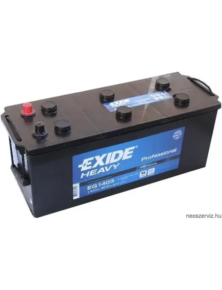 EXIDE TRUCK EG1403 12V 140Ah 800A akkumulátor B+