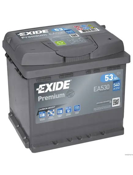 EXIDE PREMIUM EA530 12V 53Ah 540A akkumulátor J+