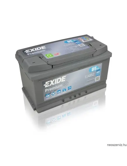 EXIDE PREMIUM EA852 12V 85Ah 800A akkumulátor J+