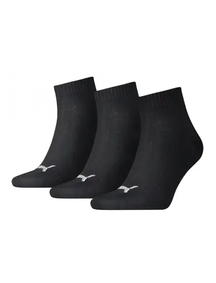 Puma unisex zokni - 3pár/csomag - fekete - 47/49, Szín: fekete, Méret: 47/49