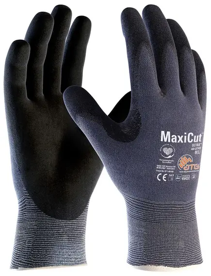 ATG Maxicut(5) Ultra mártott kesztyű 44-3745 - fekete - 10/XL, Szín: fekete, Méret: 10/XL