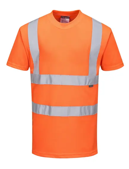 RT23 - Jól láthatósági póló vasúti dolgozók részére - narancs - XL, Szín: narancs, Méret: XL