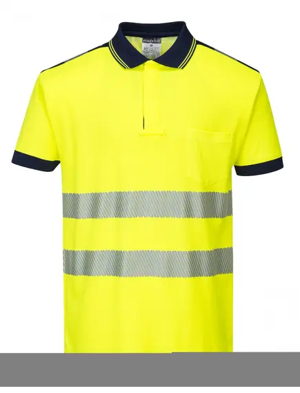T180 - Jól láthatósági Vision pólóing - sárga - 3XL, Szín: sárga, Méret: 3XL
