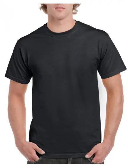 Gildan Ultra Cotton póló - fekete - L, Szín: fekete, Méret: L