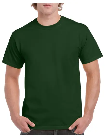 Gildan Heavy Cotton póló - erdőzöld - M, Szín: erdőzöld, Méret: M