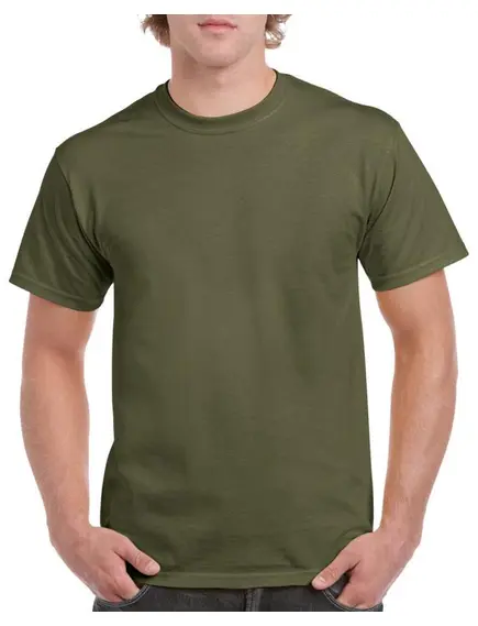 Gildan Heavy Cotton póló - oliva zöld - XL, Szín: oliva zöld, Méret: XL