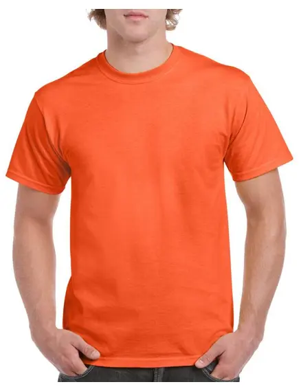 Gildan Heavy Cotton póló - narancs - 5XL, Szín: narancs, Méret: 5XL