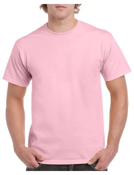 Gildan Heavy Cotton póló - Light Pink - S, Szín: Light Pink, Méret: S