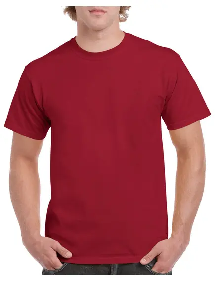 Gildan Heavy Cotton póló - Cardinal Red - L, Szín: Cardinal Red, Méret: L