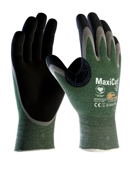 ATG MaxiCut Oil tenyérrészen mártott kesztyű 34-304 - zöld - 10/XL, Szín: zöld, Méret: 10/XL
