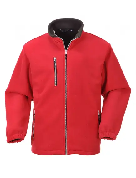 F401 - City polár pulóver - piros - XL, Szín: piros, Méret: XL