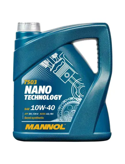 MANNOL NANO TECHNOLOGY 10W40 5L A3/B4 VW502.00/505.00 MB 229.3