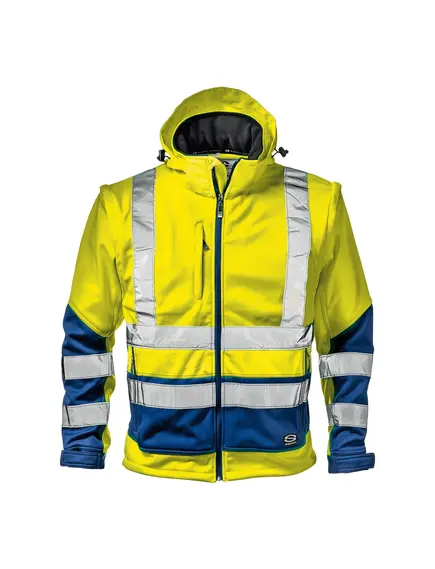 Starmax jól láthatósági kabát - sárga/kék - XL, Szín: sárga/kék, Méret: XL