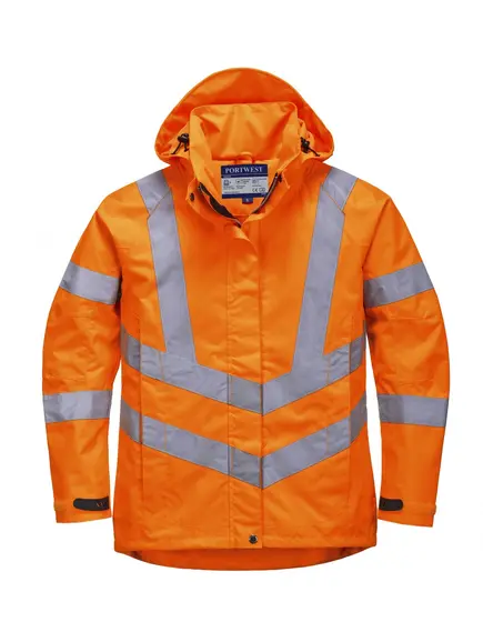 LW70 - Női jól láthatósági lélegző kabát - narancs - XS, Szín: narancs, Méret: XS