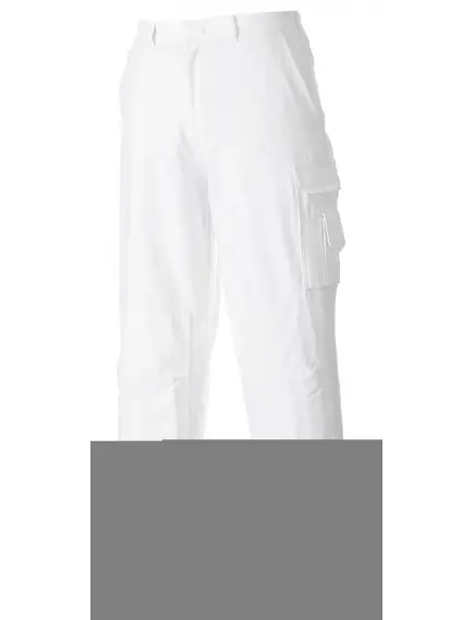 S817 - Festő nadrág - fehér - XS, Szín: fehér, Méret: XS