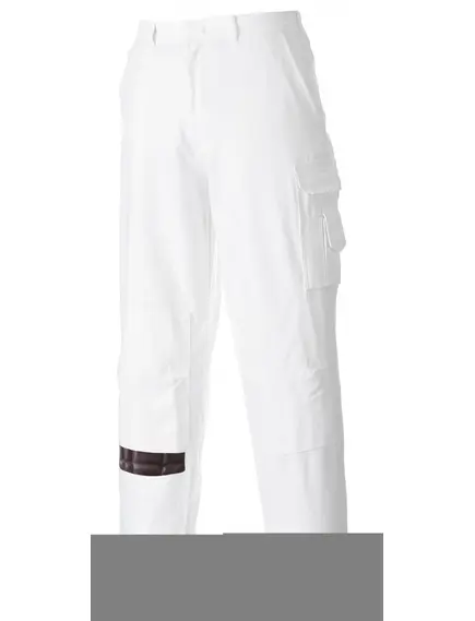 S817 - Festő nadrág - fehér - M, Szín: fehér, Méret: M