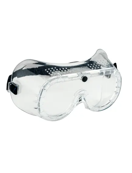 PW20 - Gumipántos (direkt) védőszemüveg - víztiszta - egy méret, Szín: víztiszta, Méret: Egy méret