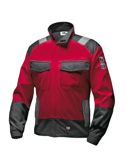 Polytech Plus multifunkcionális kabát - piros/szürke - 44/S, Szín: piros/szürke, Méret: 44/S