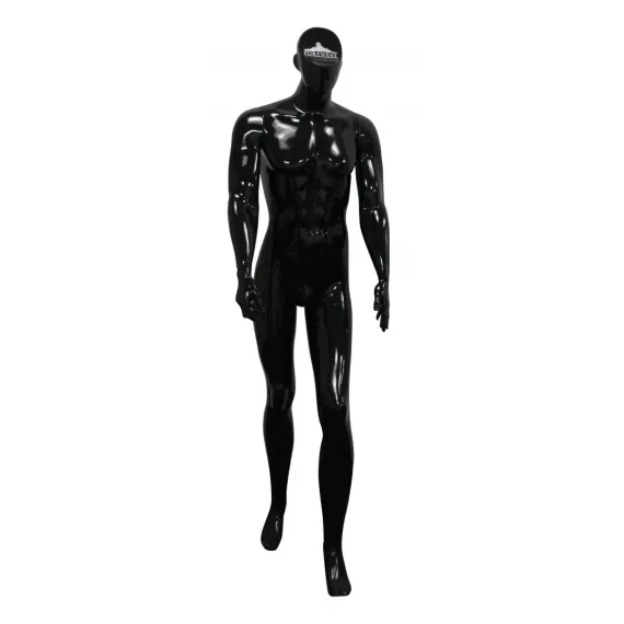Z550 - Próbababa álló - fekete - fekete - 190 cm magas, Szín: fekete, Méret: 190 cm magas