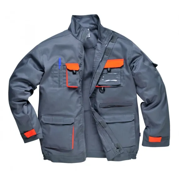 TX10 - Texo kétszínű kabát - szürke - XL, Szín: szürke, Méret: XL