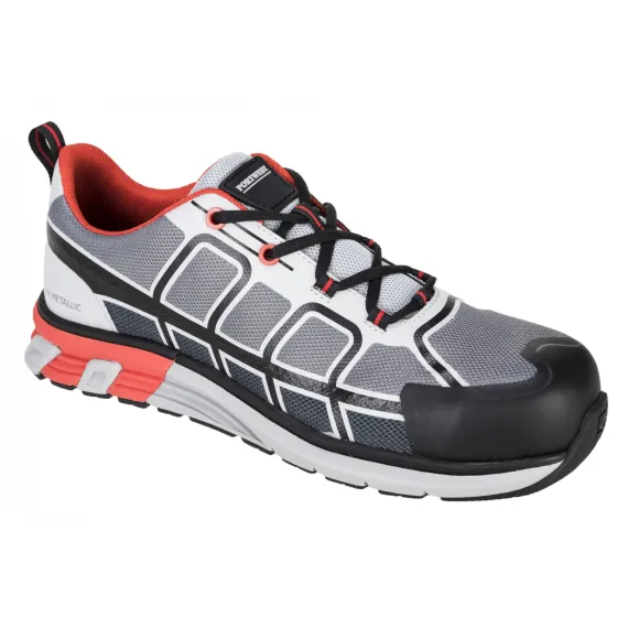 FT17 - OlymFlex Barcelona S1P Trainer védőcipő - szürke/fekete - 45 Akció