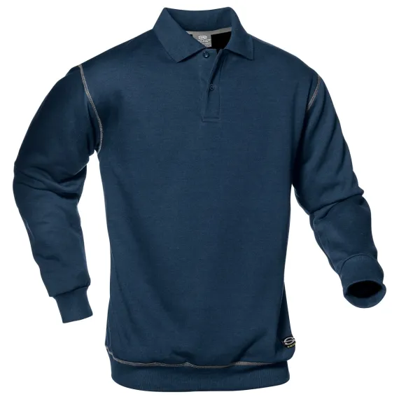 Sirflex galléros melegítőfelső - sötétkék - 3XL, Szín: sötétkék, Méret: 3XL