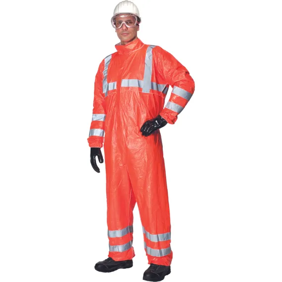 Tyvek 500 overall HV narancssárga M, Szín: HV narancssárga, Méret: M