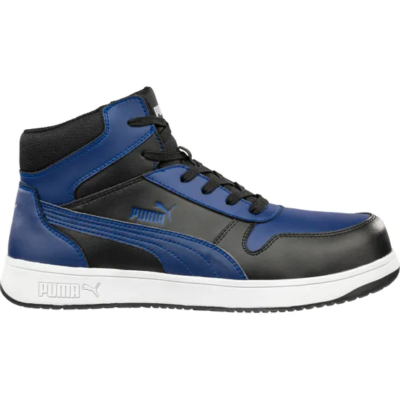 Puma Frontcourt BLUE/BLK Mid S3L ESD FO HRO SR munkavédelmi bakancs - kék/fekete - 45, Szín: kék/fekete, Méret: 45